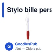 Stylo bille personnalisable en ABS recyclé avec logo - Athos Trans GRS - Miniature 6