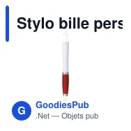 Stylo bille personnalisable en ABS recyclé avec logo - Athos Trans GRS - Miniature 7