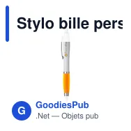 Stylo bille personnalisable Athos White avec logo - Miniature 11