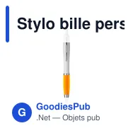Stylo bille personnalisable Athos White avec logo - Miniature 12