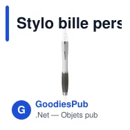 Stylo bille personnalisable Athos White avec logo - Miniature 8