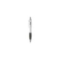 Variante noir - Stylo bille personnalisable Athos White avec logo