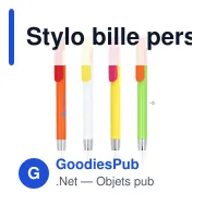 Stylo bille personnalisable en ABS avec pointe métal - Atlas Combi - Miniature 1