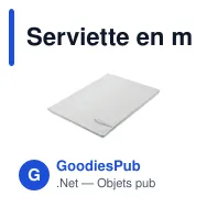 Serviette en microfibre personnalisable ATOLL 100 avec logo - Miniature 2