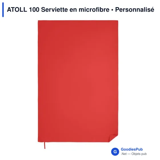 Serviette en microfibre personnalisable ATOLL 100 avec logo - Image 11