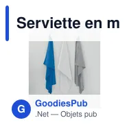 Serviette en microfibre personnalisable ATOLL 100 avec logo - Miniature 5