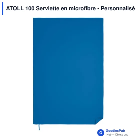 Serviette en microfibre personnalisable ATOLL 100 avec logo - Image 8