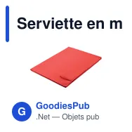 Serviette en microfibre personnalisable ATOLL 100 avec logo - Miniature 10