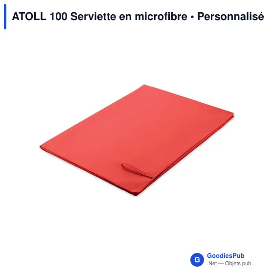 Serviette en microfibre personnalisable ATOLL 100 avec logo - Image 10