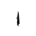 Variante noir - Serviette en microfibre personnalisable ATOLL 100 avec logo