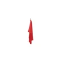 Variante rouge - Serviette en microfibre personnalisable ATOLL 100 avec logo