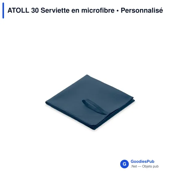 Serviette en microfibre personnalisable ATOLL 30 avec logo - Image 9