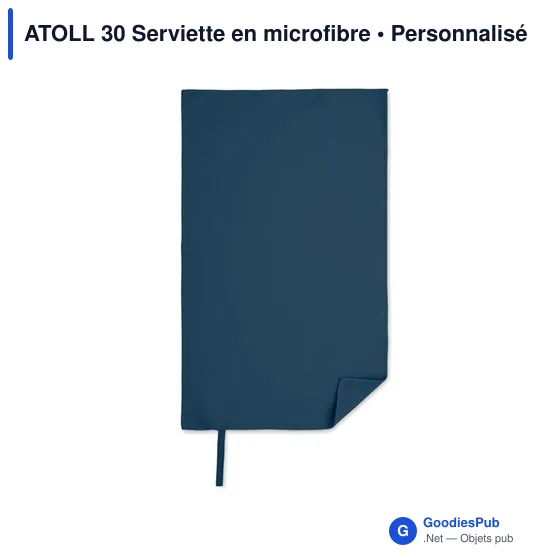 Serviette en microfibre personnalisable ATOLL 30 avec logo - Image 10