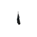Variante noir - Serviette en microfibre personnalisable ATOLL 30 avec logo