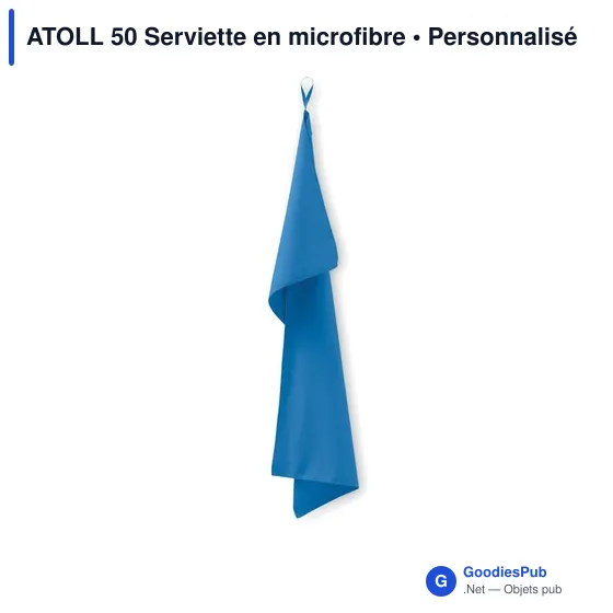 Serviette de sport personnalisable ATOLL 50 avec logo - Image 1