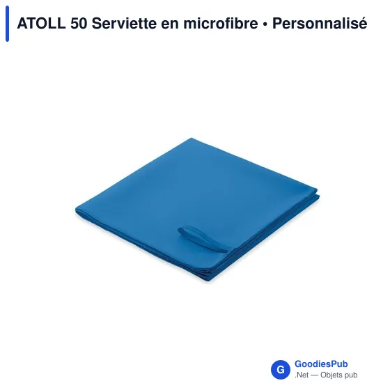 Serviette de sport personnalisable ATOLL 50 avec logo - Image 2