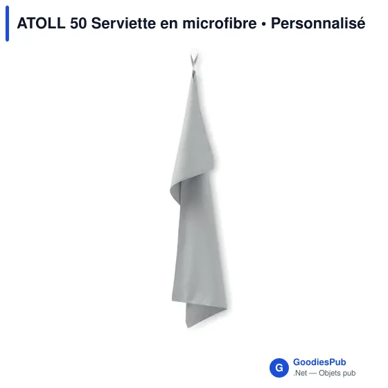 Serviette de sport personnalisable ATOLL 50 avec logo - Image 4