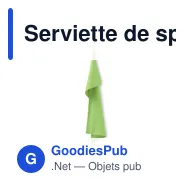 Serviette de sport personnalisable ATOLL 50 avec logo - Miniature 8