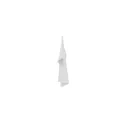 Variante blanc - Serviette de sport personnalisable ATOLL 50 avec logo