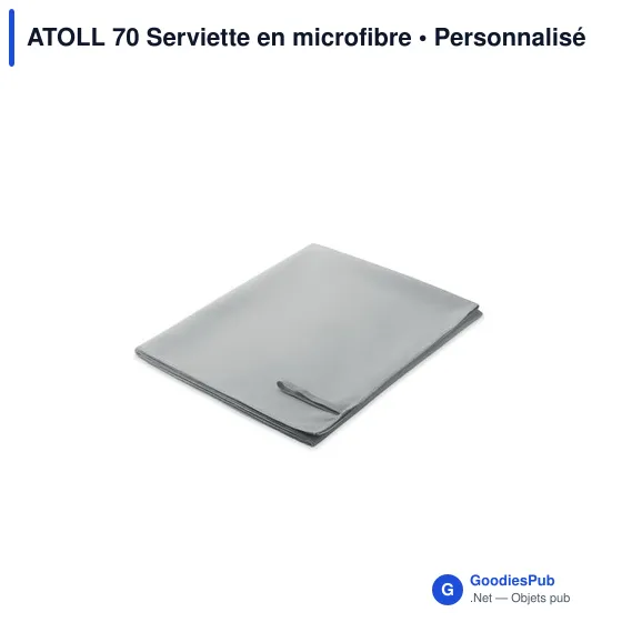 Serviette en microfibre personnalisable ATOLL 70 avec logo - Image 5