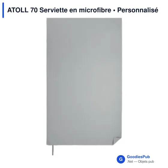 Serviette en microfibre personnalisable ATOLL 70 avec logo - Image 6