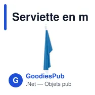 Serviette en microfibre personnalisable ATOLL 70 avec logo - Miniature 7