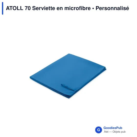 Serviette en microfibre personnalisable ATOLL 70 avec logo - Image 8