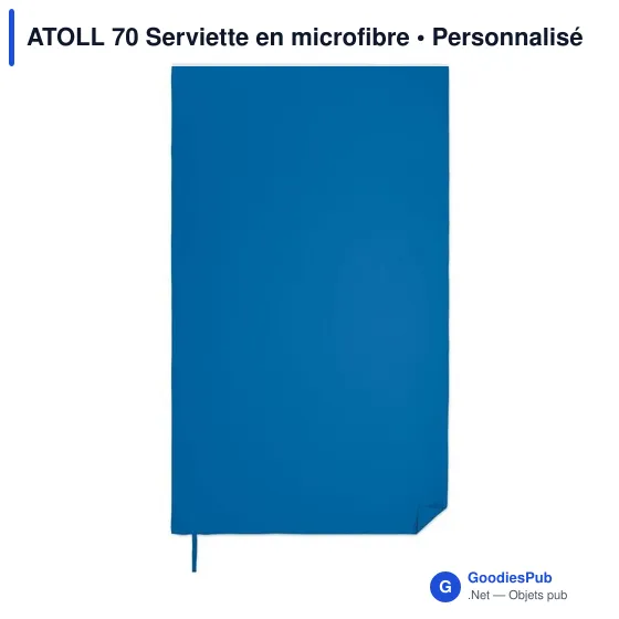 Serviette en microfibre personnalisable ATOLL 70 avec logo - Image 9