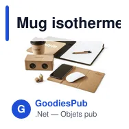 Mug isotherme personnalisable Attea Cork 350 ml avec logo - Miniature 11