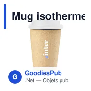 Mug isotherme personnalisable Attea Cork 350 ml avec logo - Miniature 12