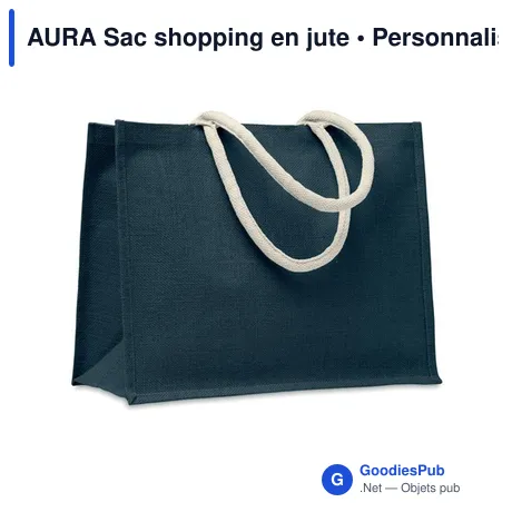 AURA Sac shopping en jute