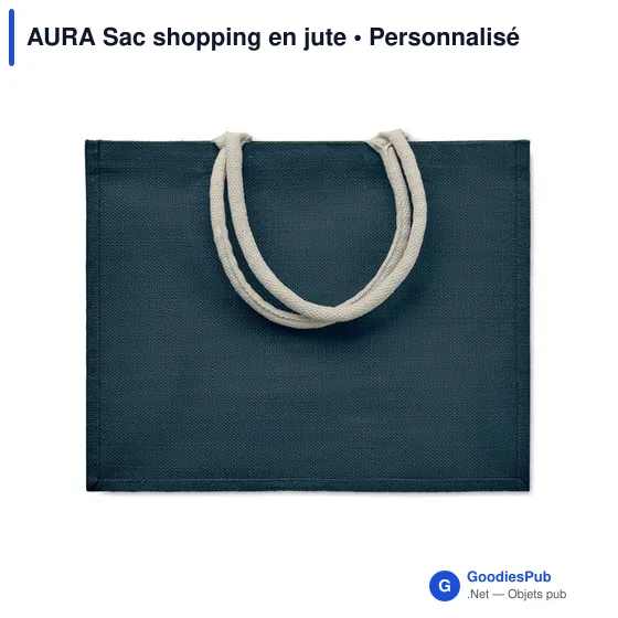 AURA Sac shopping en jute - Image 2