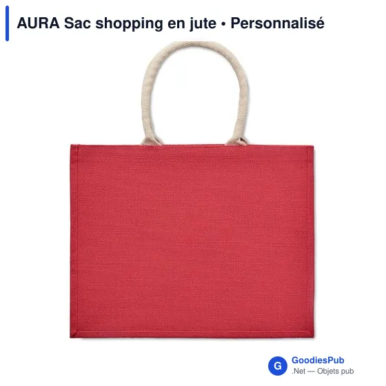 AURA Sac shopping en jute - Image 6