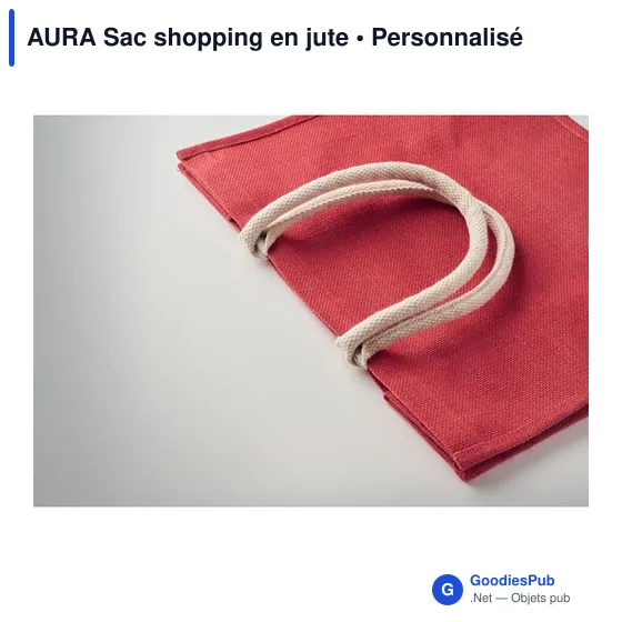 AURA Sac shopping en jute - Image 7