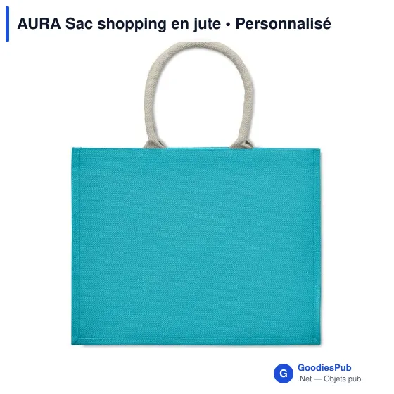 AURA Sac shopping en jute - Image 10