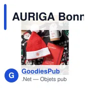 AURIGA Bonnet de Noël en tricot - Miniature 6