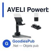 AVELI Powerbank et support 10000 mAh - Miniature 1