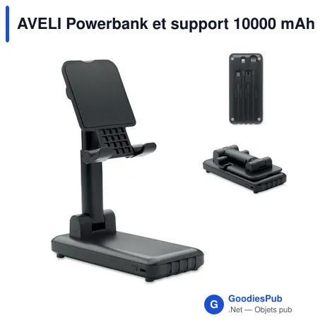 AVELI Powerbank et support 10000 mAh