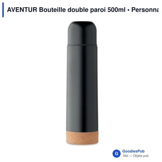 AVENTUR Bouteille double paroi 500ml - Image 2