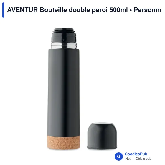 AVENTUR Bouteille double paroi 500ml - Image 3