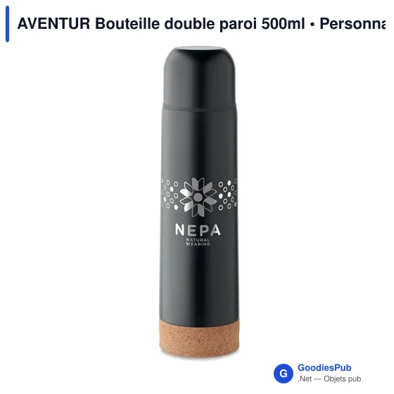 AVENTUR Bouteille double paroi 500ml - Image 4