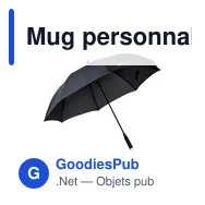 Mug personnalisé avec logo entreprise noir - Miniature 2