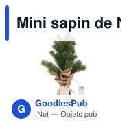 Mini sapin de Noël personnalisable avec logo - Aveto - Miniature 2