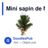 Mini sapin de Noël personnalisable avec logo - Aveto - Miniature 3