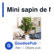 Mini sapin de Noël personnalisable avec logo - Aveto - Miniature 5