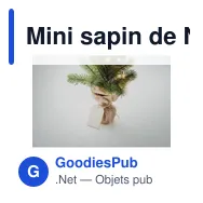 Mini sapin de Noël personnalisable avec logo - Aveto - Miniature 6