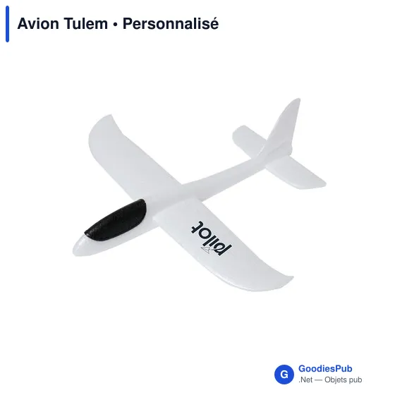 Avion Tulem personnalisable avec logo - Objet publicitaire ludique - Image 3