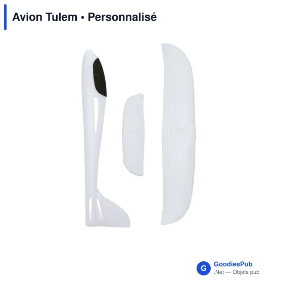 Avion Tulem personnalisable avec logo - Objet publicitaire ludique - Image 4