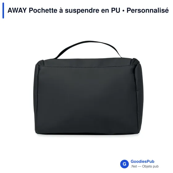 Pochette à suspendre personnalisable en PU avec logo - AWAY - Image 6