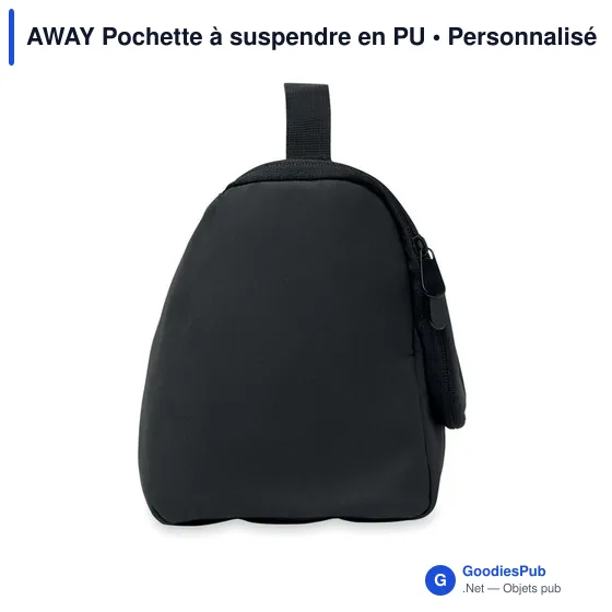 Pochette à suspendre personnalisable en PU avec logo - AWAY - Image 7